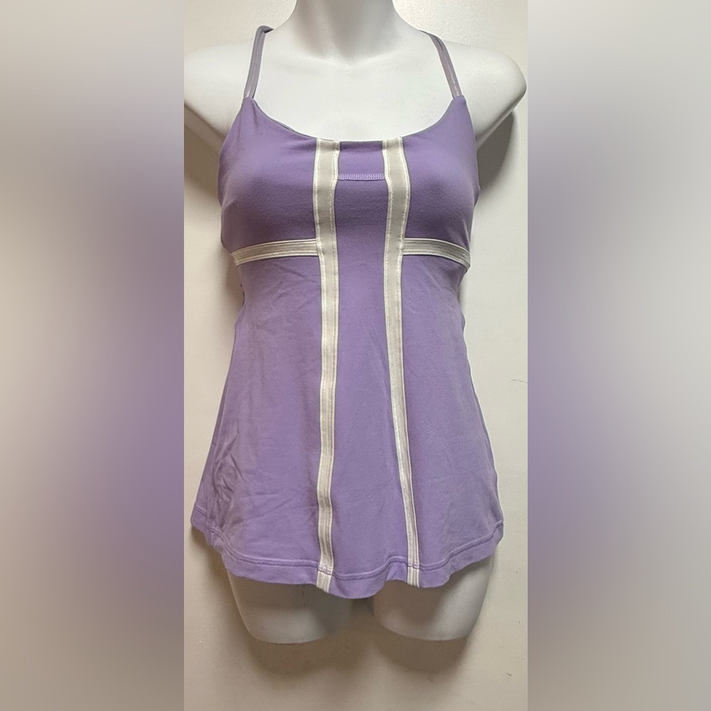 Lululemon Athletica Purple Fitted Camisole with Spaghetti Straps